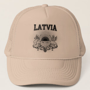 Lettland-Wappen Truckerkappe