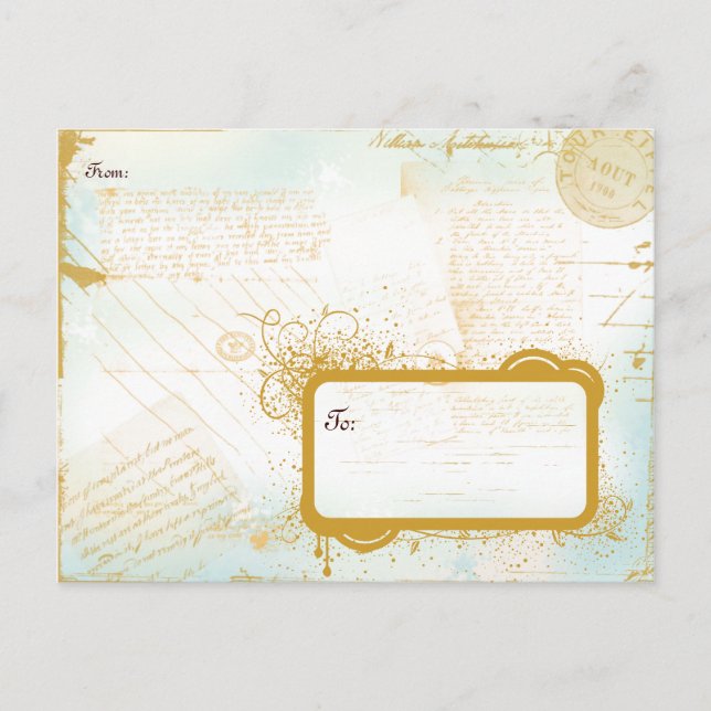 Lettres de Paris Postcard #1 Postkarte (Vorderseite)