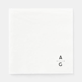 Lettrus-Hochzeitspapierhandtuch Serviette