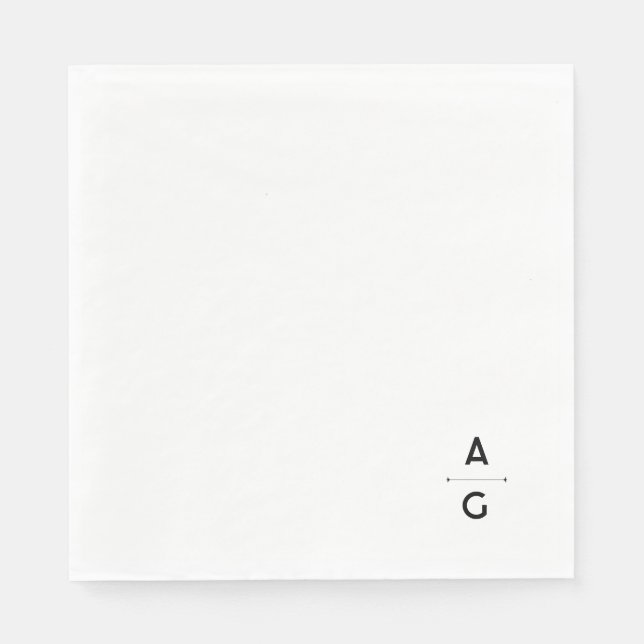 Lettrus-Hochzeitspapierhandtuch Serviette (Vorderseite)