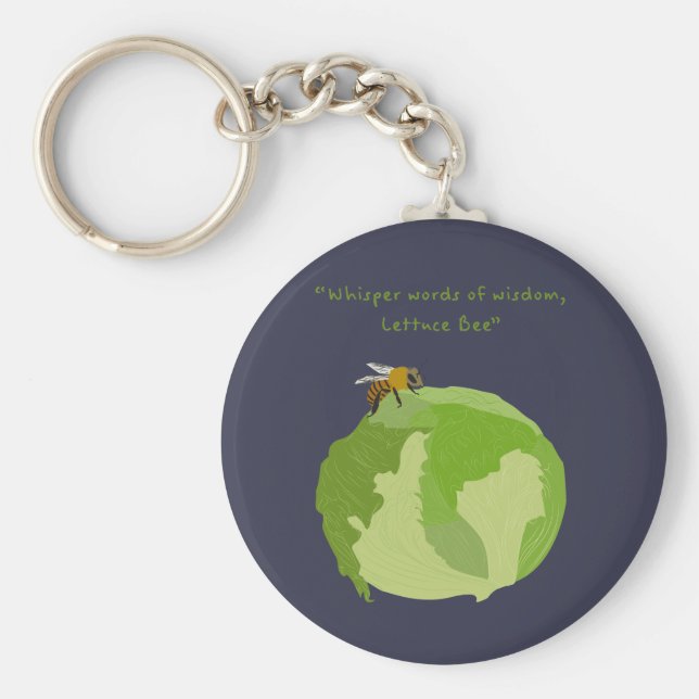 Lettuce Bee Schlüsselanhänger (Vorne)