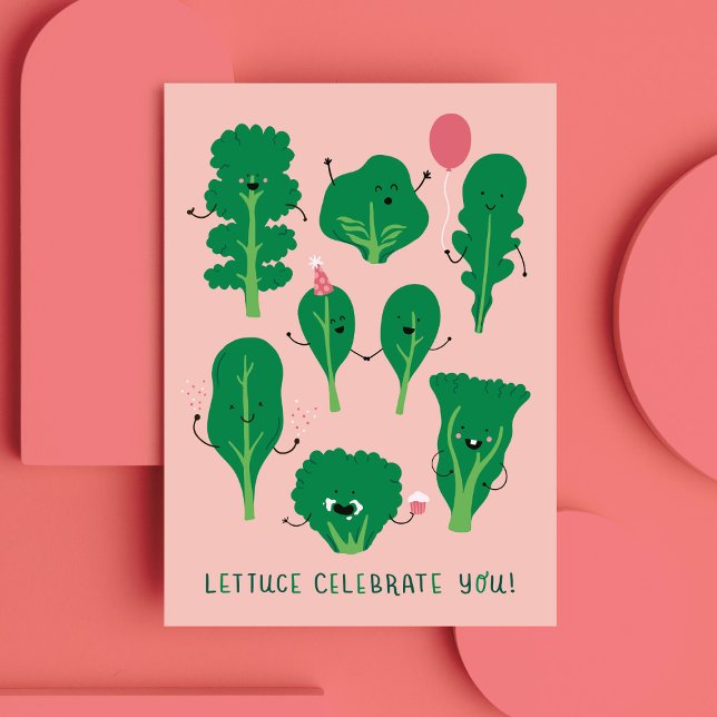 Lettuce Celebrate You Karte (Von Creator hochgeladen)