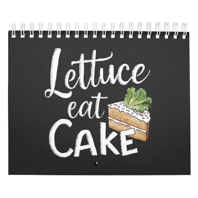 Lettuce Eat Cake Feinschmecker Print - Funny Cake  Kalender (Titelbild)