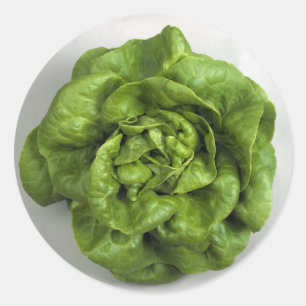Lettuce Fresh Runder Aufkleber