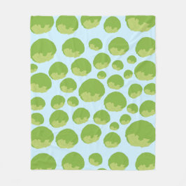 Lettuce Pattern Fleecedecke