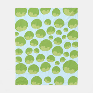 Lettuce Pattern Fleecedecke