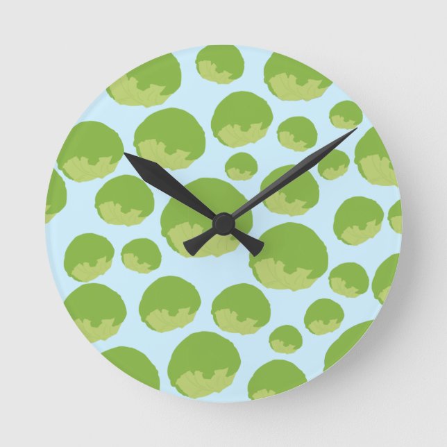 Lettuce Pattern Kitchen Runde Wanduhr (Vorderseite)