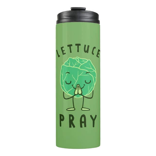 Lettuce Pray Thermosbecher (Vorderseite)