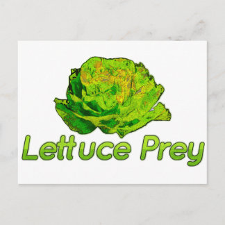 Lettuce Prey Postkarte
