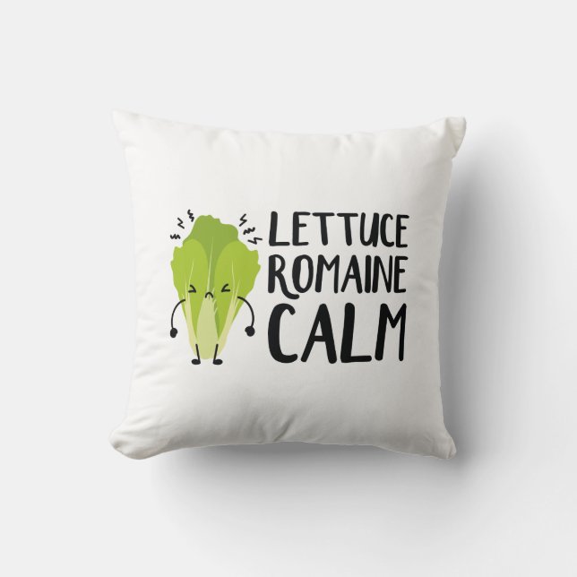 Lettuce Romaine Calm Kissen (Vorderseite)