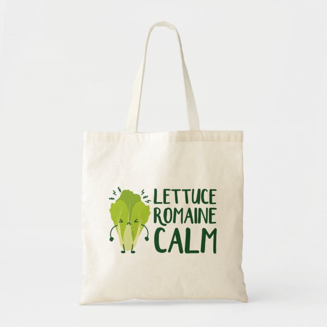 Lettuce Romaine Calm Tragetasche (Vorne)