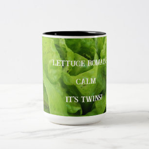 Lettuce Romaine Calm Zweifarbige Tasse