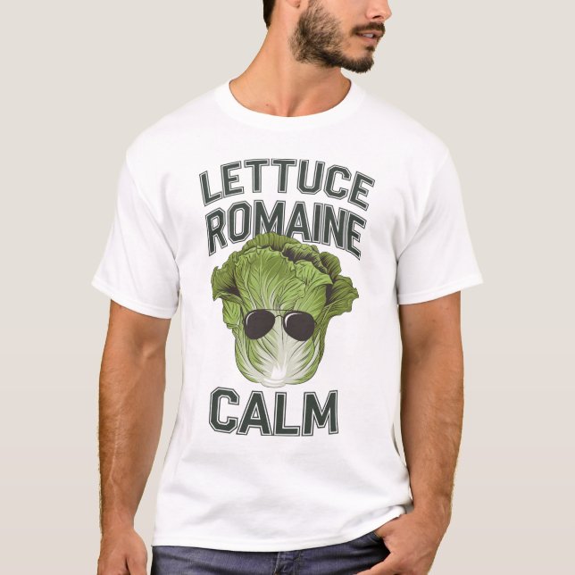 Lettuce romaine Ruhe T-Shirt (Vorderseite)