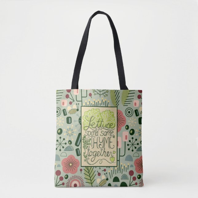 Lettuce und Thyme Atomgarten-Tasche (Vorderseite)