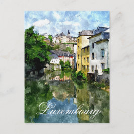 Lëtzebuerg - Luxemburg Postkarte