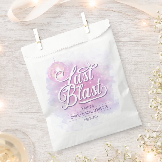 Letzte Blast Disco Bachelorette ID928 Geschenktütchen (Ausgeschnitten)