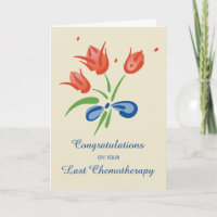 Letzte Chemotherapie Glückwünsche Blume