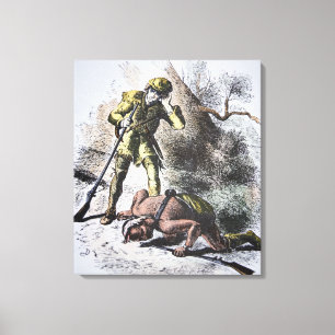 "Letzte der Mohikaner" von James Fenimore Cooper ( Leinwanddruck