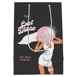 Letzte Disco Bachelorette Black Mittlere Geschenktüte
