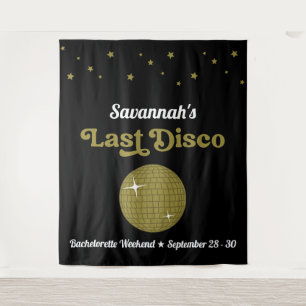 Letzte Disco-Braut-Junggesellinnenabschied Groovy  Wandteppich