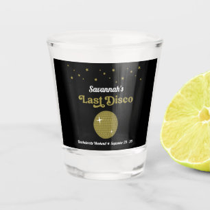 Letzte Disco Bridge Junggeselinnen-Abschied Groovy Schnapsglas
