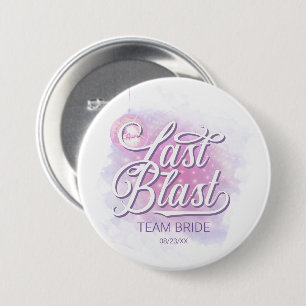 Letzte Disco-Junggesellinnen-Abschied Team Braut I Button