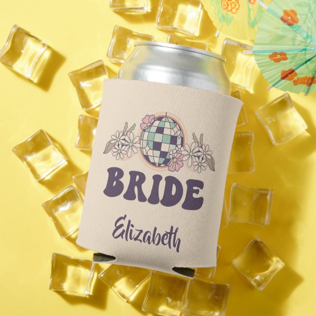 Letzte Disco Retro Bachelorette Dosenkühler (In Situ Sommer)