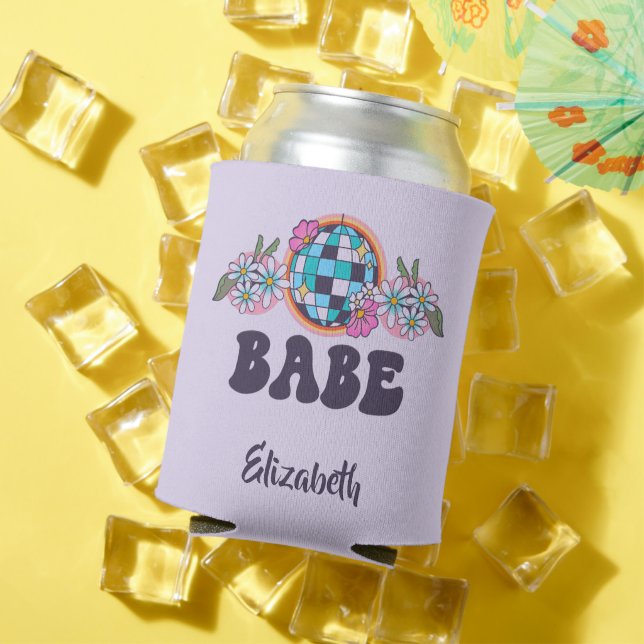 Letzte Disco Retro Bachelorette kann kühlen Dosenkühler (In Situ Sommer)