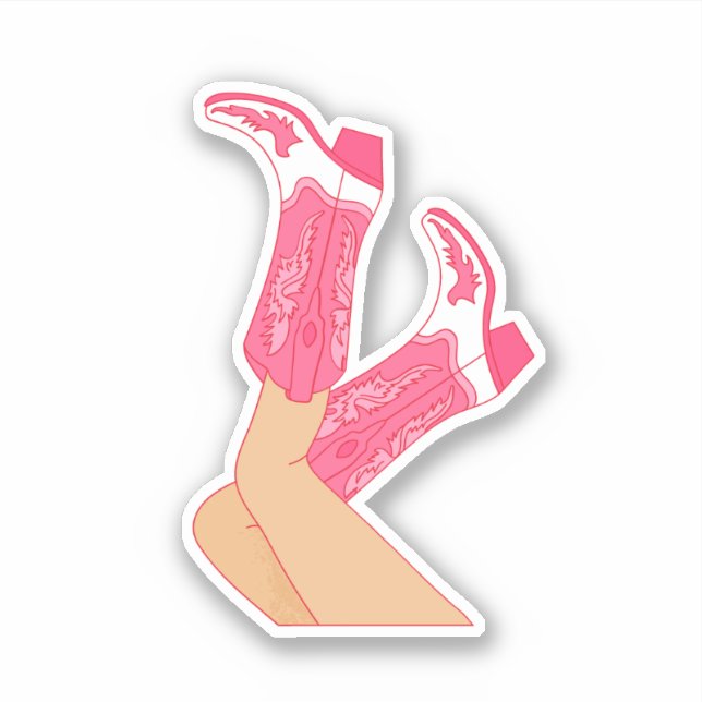 Letzte Disco Rodeo Bachelorette Stickers Aufkleber (Vorderseite)