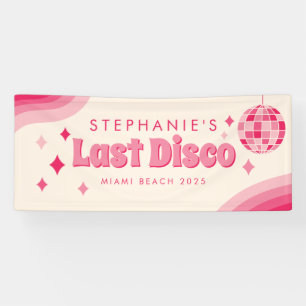 Letzte Disko-Junggeselinnen-Abschied-Banner Banner