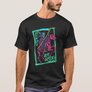 Letzte Fahrt Gothic Grim Sensenmann Death Tarot Ca T-Shirt