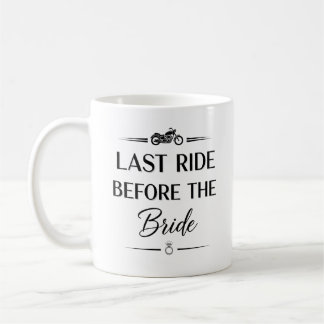 Letzte Fahrt vor der Braut Kaffeetasse