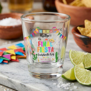 Letzte Fiesta Mexicana Junggesellinnen-Abschiedspa Schnapsglas