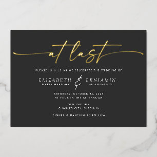 Letzte horizontale Einladung