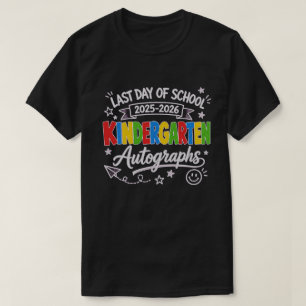 Letzte-Kindergarten-Tag Autogramme 2025-2026 T-Shirt
