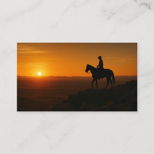 Letzte-Licht-Hochzeitseinladung - Episch-Panoramis Begleitkarte (Vorderseite)