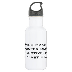 Letzte Minute Edelstahlflasche