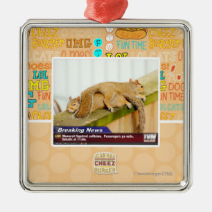 Letzte Nachrichten Silbernes Ornament