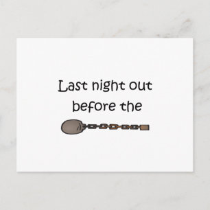 Letzte Nacht Postkarte