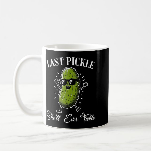 Letzte Pickleschale kitzelt Junggesellenabschied-H Kaffeetasse (Links)