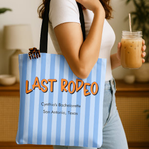 Letzte Rodeo Blue + Orange Bachelorette Cowgirl