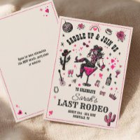Letzte Rodeo Cowgirl Fun Nash Bash Bachelorette
