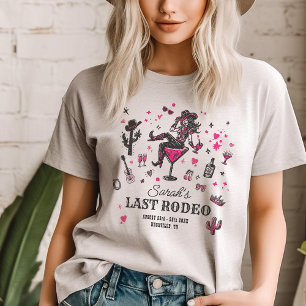 Letzte Rodeo-Cowgirl-Spaß Nash Bash Junggesellinne Tri-Blend Shirt
