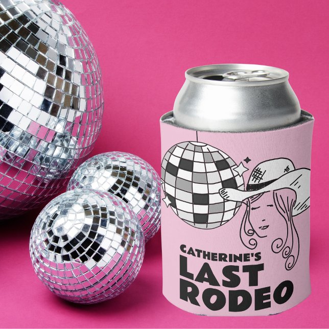Letzte Rodeo Disco Cowgirl Junggeselinnen-Abschied Dosenkühler (Von Creator hochgeladen)