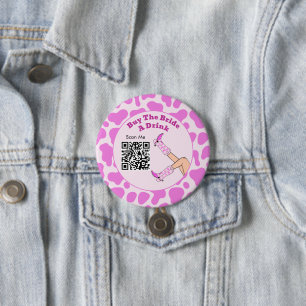 Letzte Rodeo Pinke Cowgirl Kauft Der Braut Ein Get Button