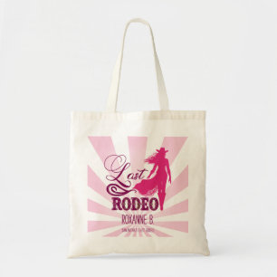 Letzte Rodeo Rosa Red Cowgirl Nash Bash Bacheloret Tragetasche