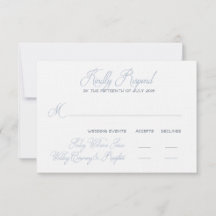 Letzte RSVP-Karte für Jessie