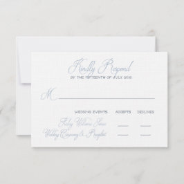 Letzte RSVP-Karte für Jessie RSVP Karte