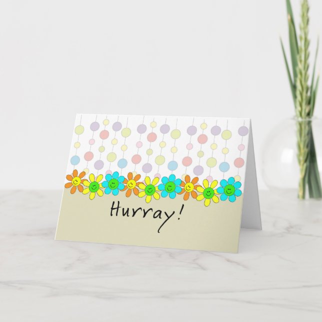 Letzte Runde Chemotherapie Grußkarte - Hurray Karte (Vorderseite)