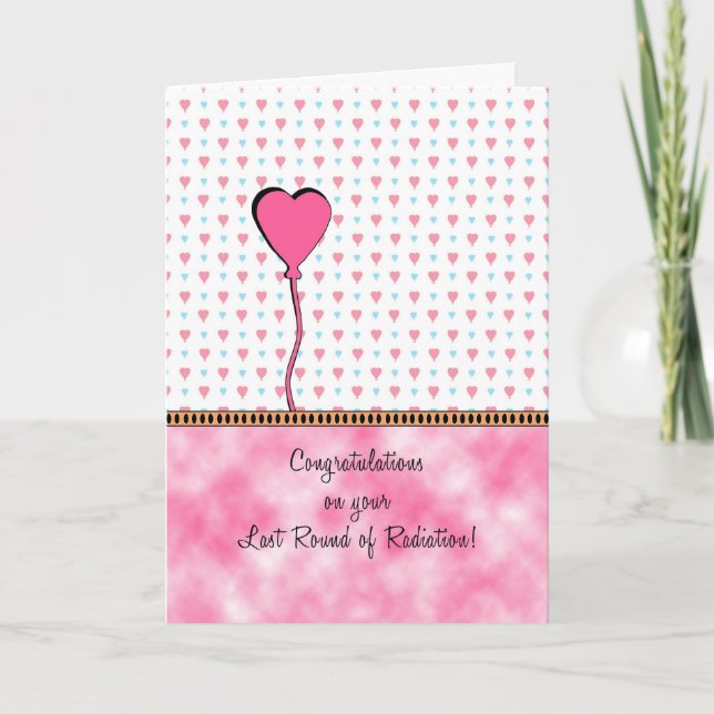 Letzte Runde der Strahlengrüßkarte Karte (Vorderseite)